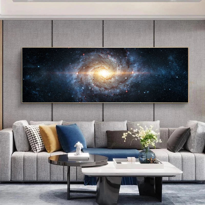 Black Vortex Canvas Art